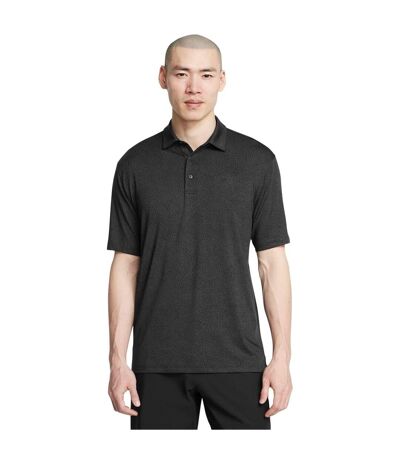 Mens Performance Plain Polo Shirt Black Under Armour