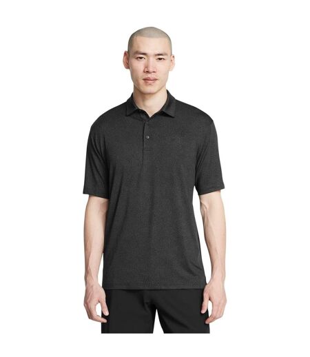 Mens Performance Plain Polo Shirt Black Under Armour