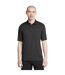 Mens Performance Plain Polo Shirt Black Under Armour-1