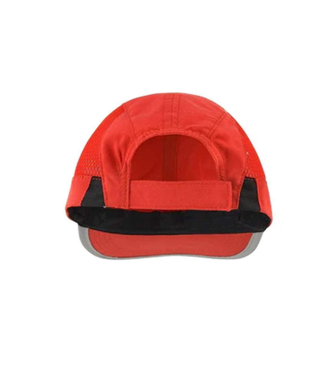 Casquette de sport à bandes réfléchissantes adulte unisexe rouge/noir Spiro-2