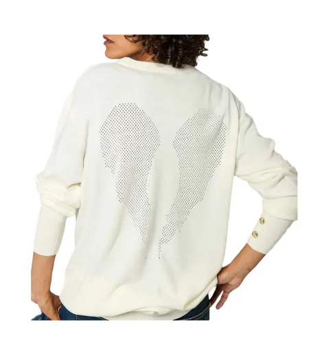 Pull écru femme kaporal marka