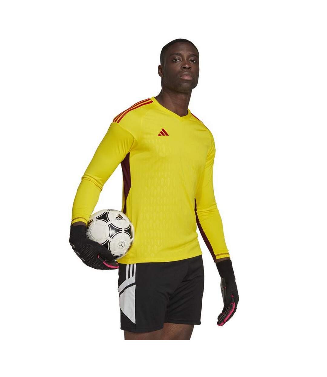 Maillot De Gardien De But Manches Longues Tiro Homme Jaune Adidas-1