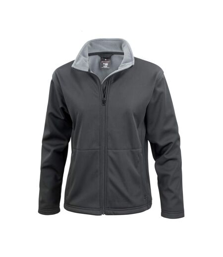 Result Core Ladies Soft Shell Jacket (Black) - UTBC903