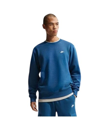 Sweat Motif/style Logo Club Homme Bleu Nike