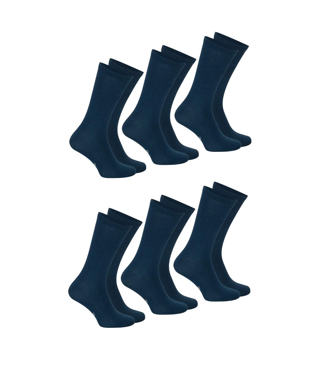 Lot de 6 paires de chaussettes mi-hautes homme My Petit Prix Athena-1