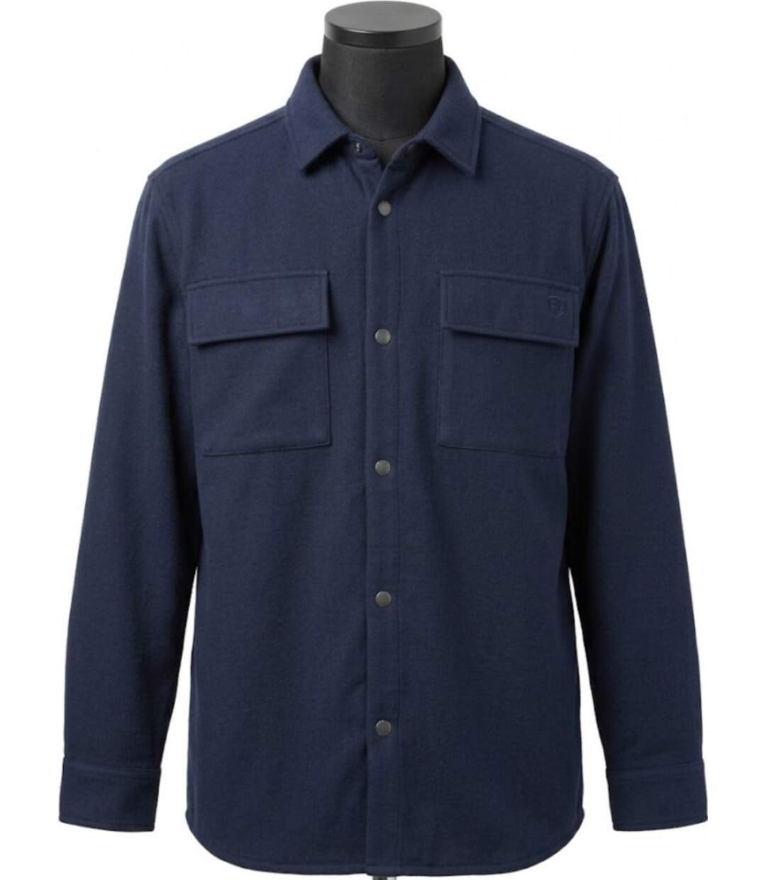 CHALLENGER BASTIEN1 — Surchemise molleton marine : le confort chaud au style décontracté-5