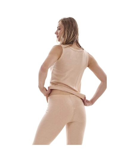Débardeur Femme Beige Heatforce