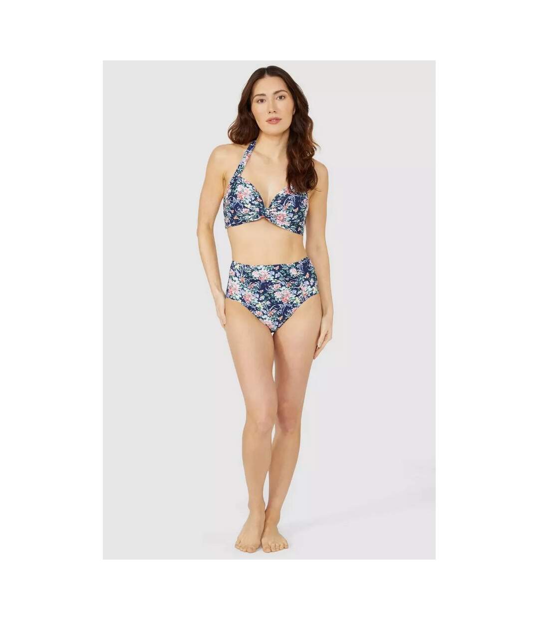 Haut de maillot de bain femme bleu marine Debenhams