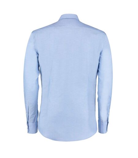 Chemise Manches Longues Travail Homme Bleu Clair Kustom Kit