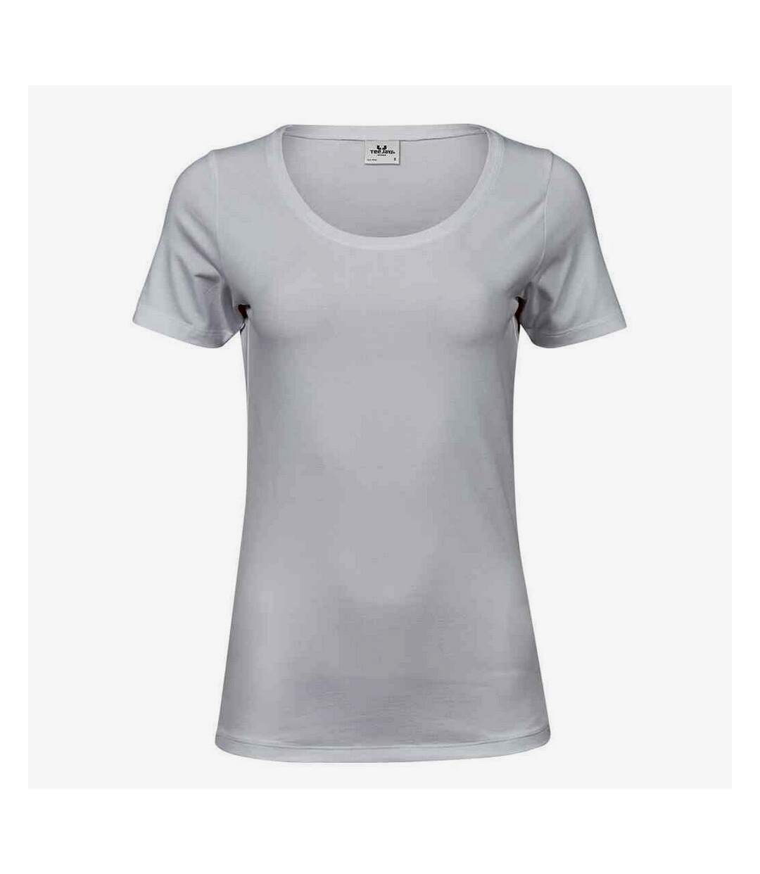 T-shirt femme blanc Tee Jays