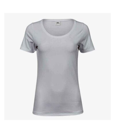 Tee Jays Womens/Ladies Stretch T-Shirt (White)