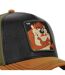 Casquette homme trucker en suedine finitions premium Looney Tunes Taz Capslab-3