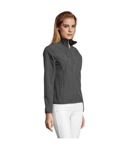 Veste Softshell Radian Femme Gris Charbon Uni SOLS