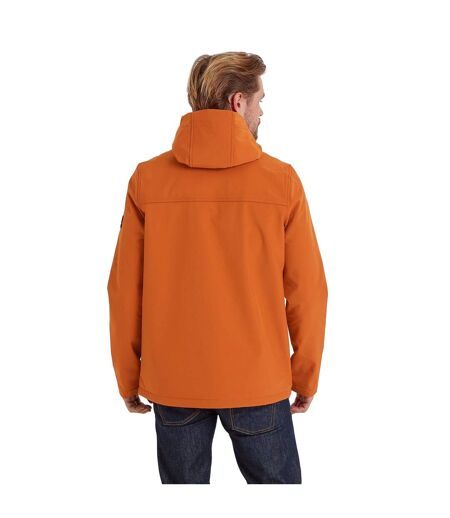 TOG24 Mens Truro Softshell Hooded Jacket (Orange foncé) - UTTG222