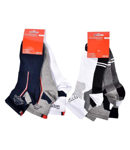 Chaussettes homme KAPPA Socquettes Tiges 2 tiers Pack de 12 paires QUARTER KAPPA SPORT