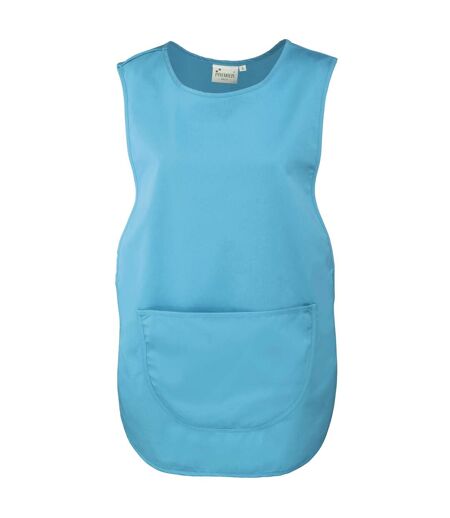 Premier Ladies/Womens Pocket Tabard / Workwear (Pack of 2) (Turquoise) (UTRW7031)