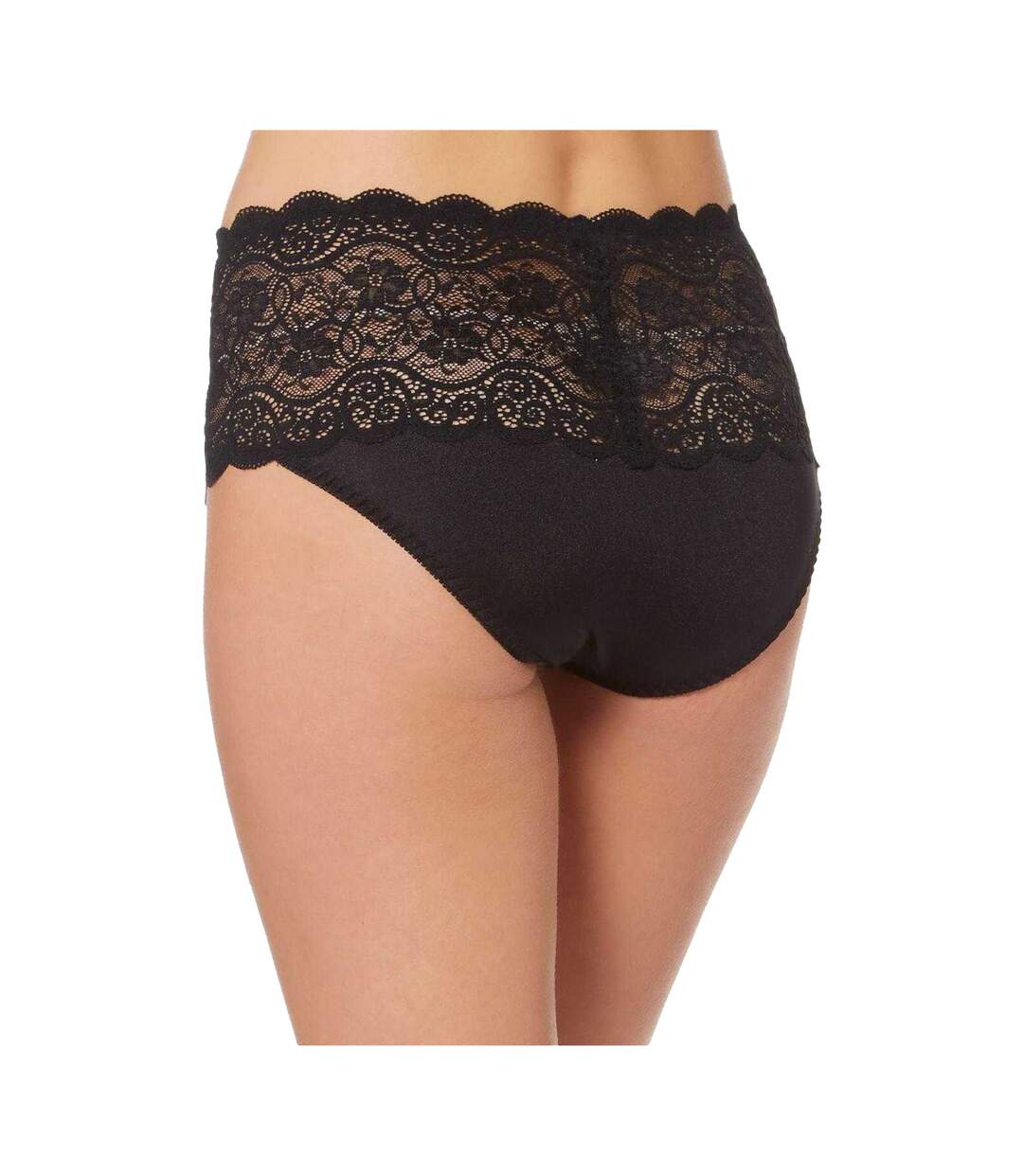 Culotte Couvrante Motif/style Floral Femme Noir Triumph-2
