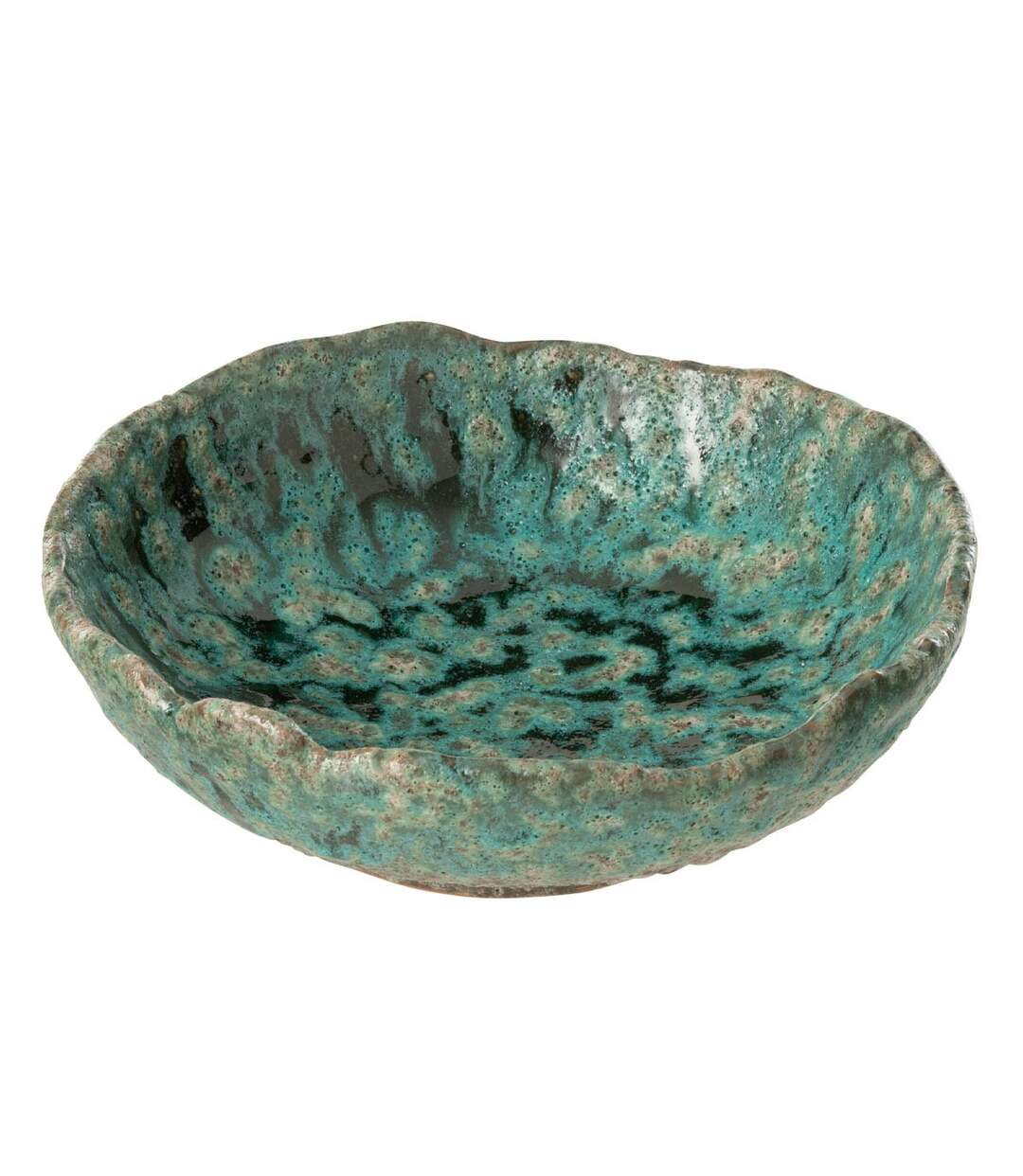 Coupelle Déco en Céramique Naga 20cm Bleu Azur-1