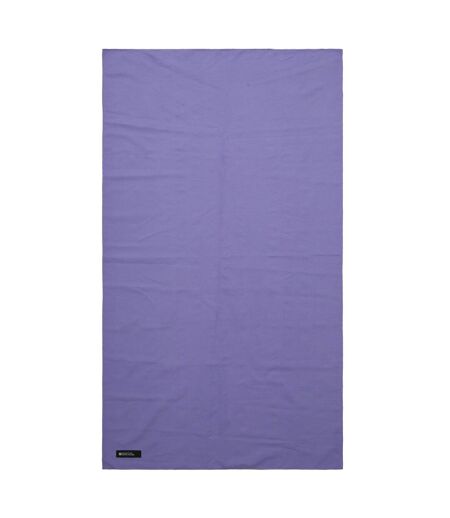 Giant ribbed towel one size dark purple Mountain Warehouse