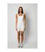 Combishort Sans Manches Femme Blanc Honeyz-1