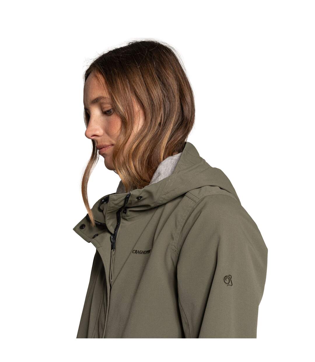 Veste Imperméable Maryam Femme Sauge Foncé Craghoppers-4