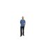 Mens Knitted Crew Neck Short-sleeved Top Blue Brave Soul-1