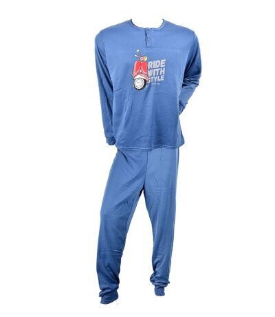 Pyjama Homme Long SWEET SECRET C2690 SCOOTER BLEU
