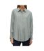 Chemise kaki/blanche femme vero moda nora - l-1