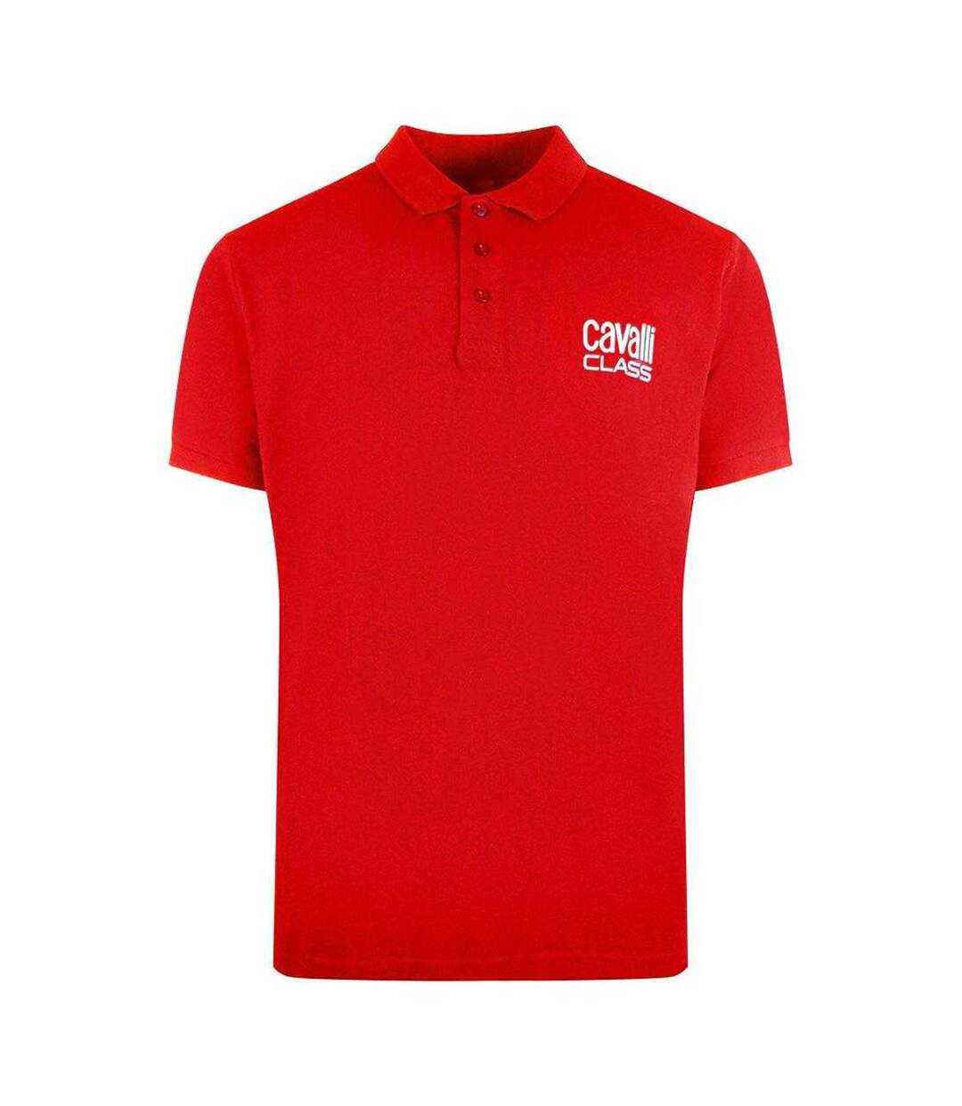Polo Motif Vif Adulte Rouge Cavalli Class-1
