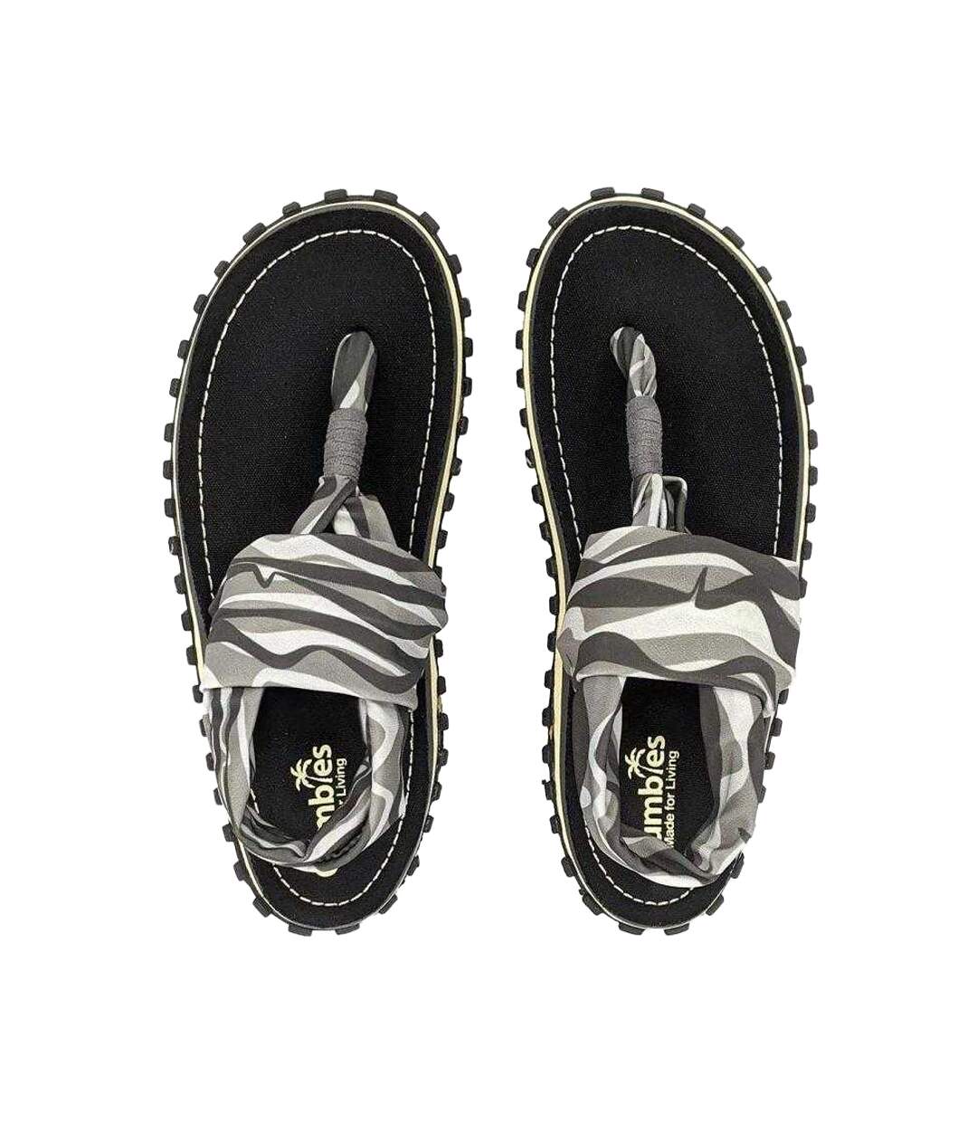 Sandales Femme Beige Noir Gumbies-3