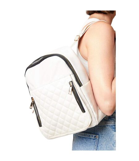 Rikki quilted knapsack one size cream Dorothy Perkins