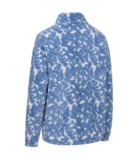 Womens/ladies Breker Fleece Top Coastal Blue Trespass