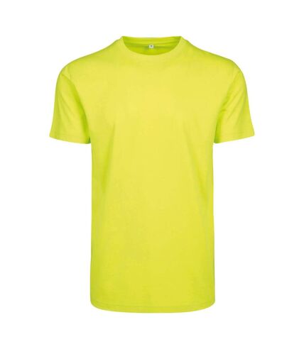 T-shirt à col rond homme jaune fluo Build your Brand Build your Brand