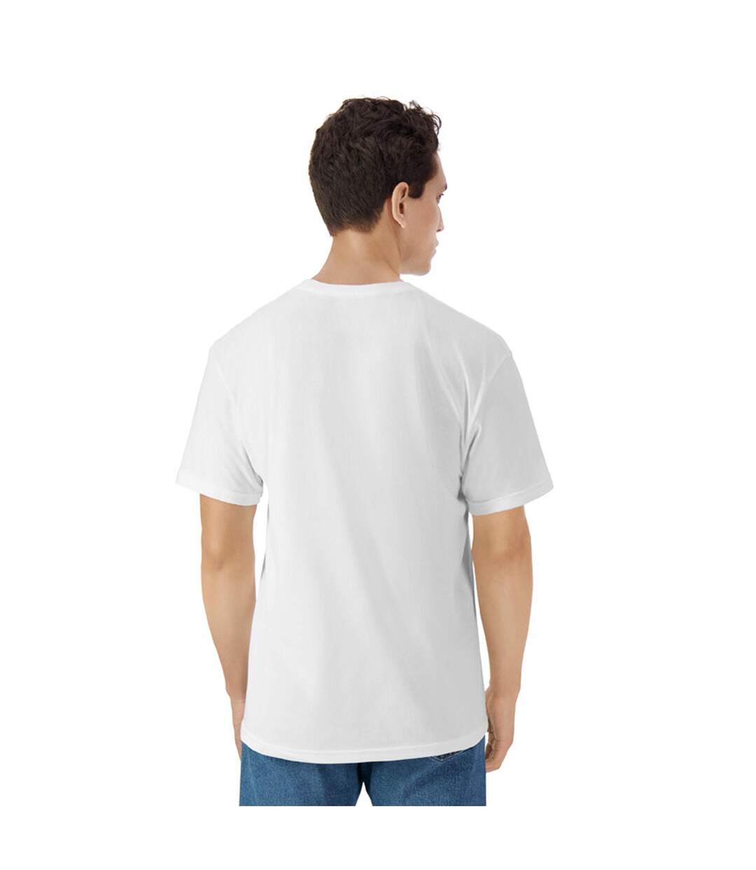 Unisex Adult Cotton Lightweight T-shirt White Gildan-3