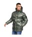 Mens Crosswell High Shine Jacket Dark Olive Crosshatch-2