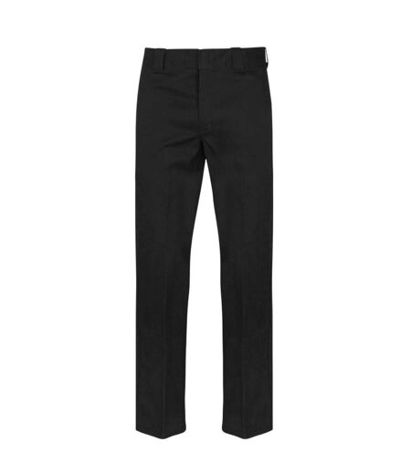 Mens Cotton Blend Slim Trousers Black Dickies