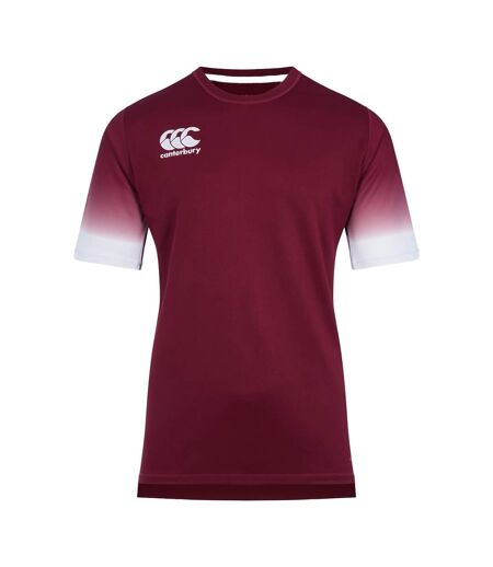 Womens/ladies Club Jersey Maroon White Canterbury