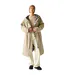 Unisex Adult Abstract Floral Waterproof Changing Robe White Pepper Regatta-1