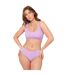 Bas De Maillot De Bain Motif/style Texturé Femme Lilas Be You-2
