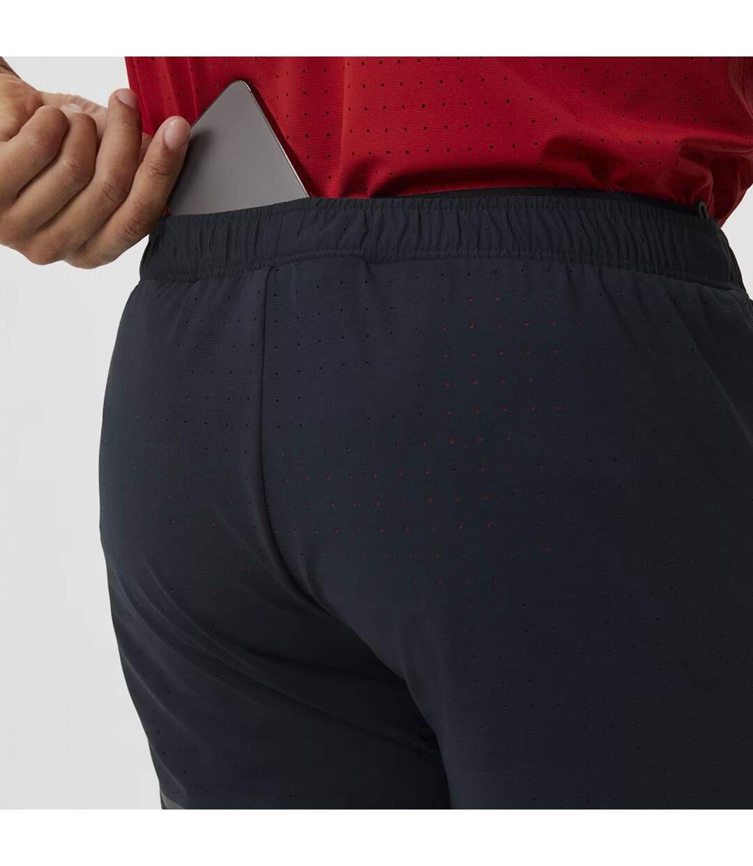Running Breathable and Lightweight Perforated Sport Shorts for Men-4