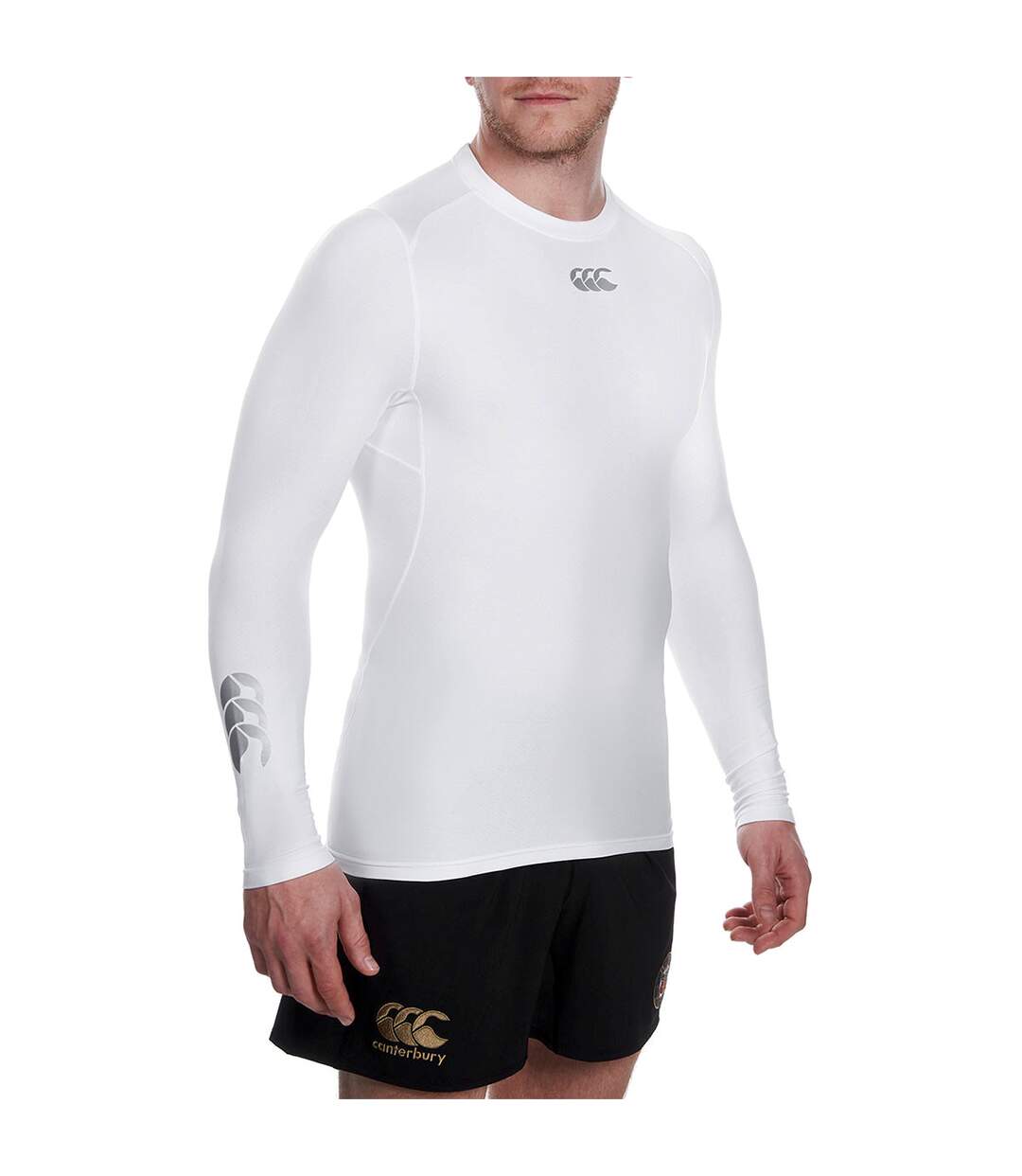 Sous-pull thermique à manches longues homme blanc Canterbury-4