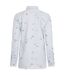 Chemise Motif/style Oiseaux Country Femme Blanc Bleu Musto-2