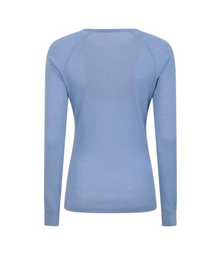 Haut Thermique Merino Femme Bleu Mountain Warehouse
