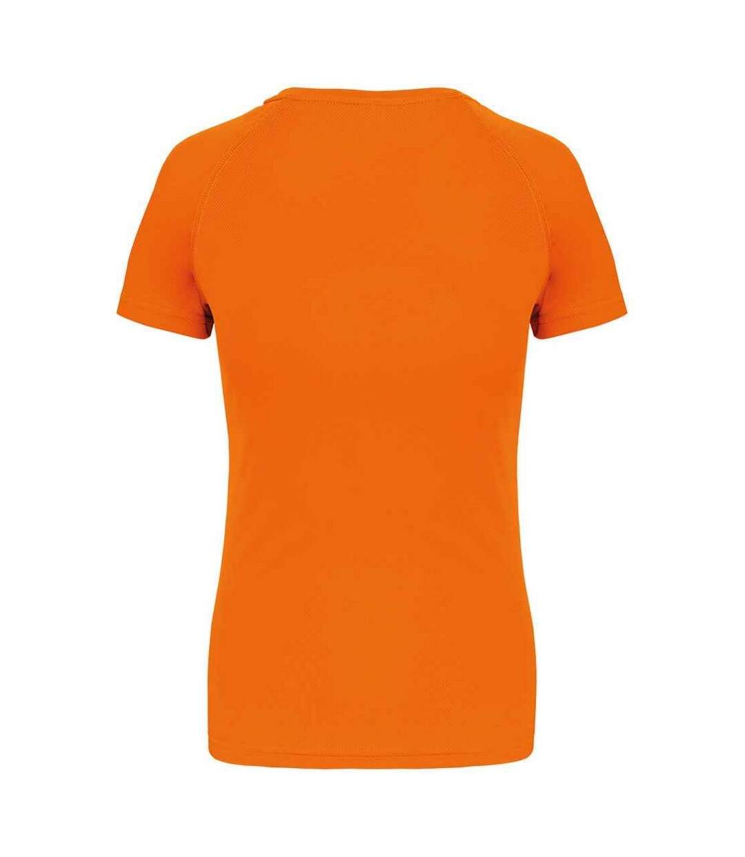 Womens/ladies Performance T-shirt Fluorescent Orange Proact-2