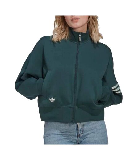 Veste Verte Femme Adidas Tracktop - 44