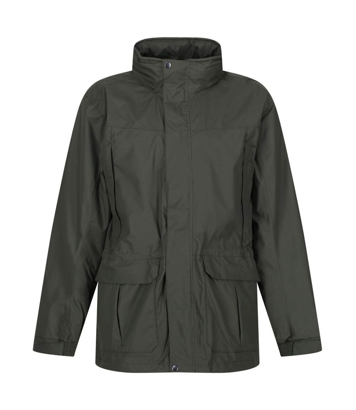Regatta Mens Vertex III Waterproof Breathable Jacket (Dark Olive)