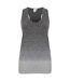 Tombo Womens/Ladies Seamless Fade Out Vest (Dark Grey/Light Grey Marl)