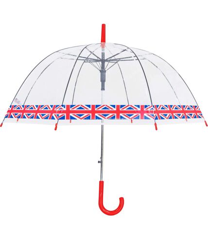 X-Brella - Parapluie en dôme (Transparent / Rouge) (Taille unique) - UTUT1496