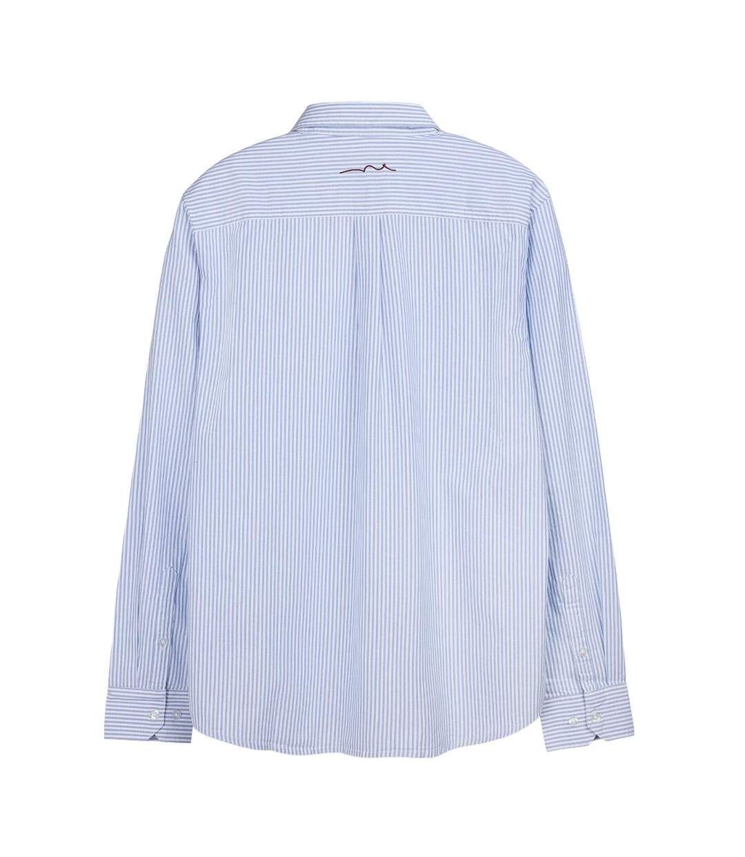 Chemise bleu à rayures homme teddy smith stanley-2