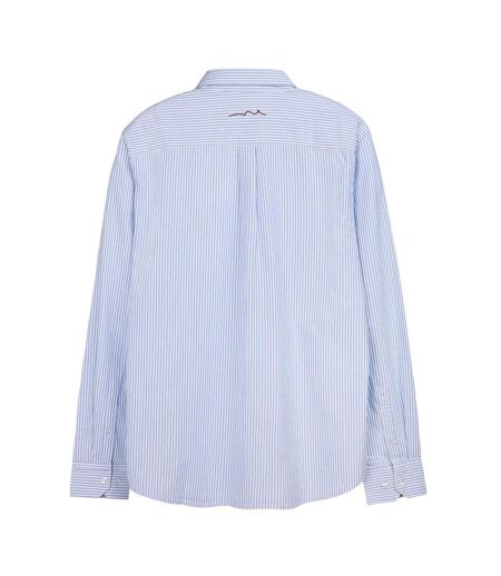 Chemise bleu à rayures homme teddy smith stanley
